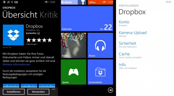 Dropbox für Windows Phone verfügbar | ZDNet.de