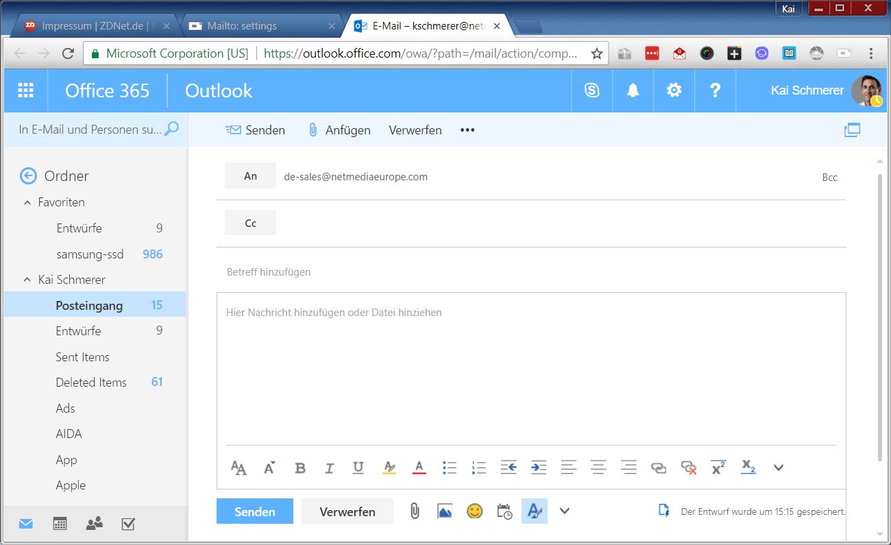 outlook mail 365