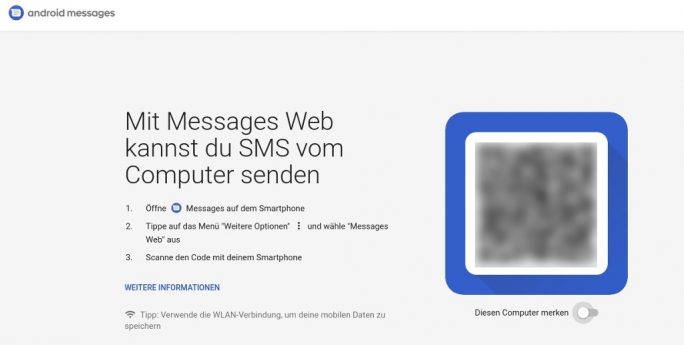 android messages desktop