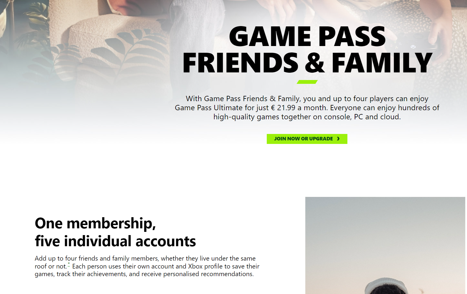 friends and family game pass